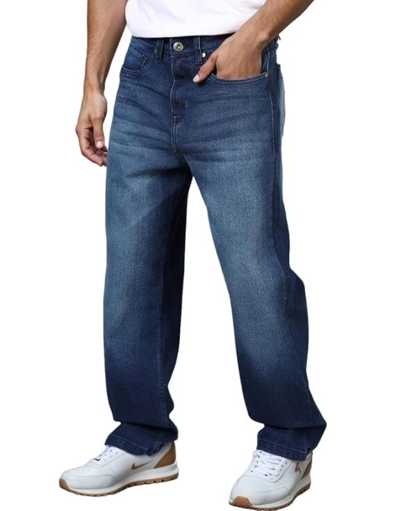 Men Jeans || Baggy Fit Jean's for Man || Loose Fit High Rise Denim