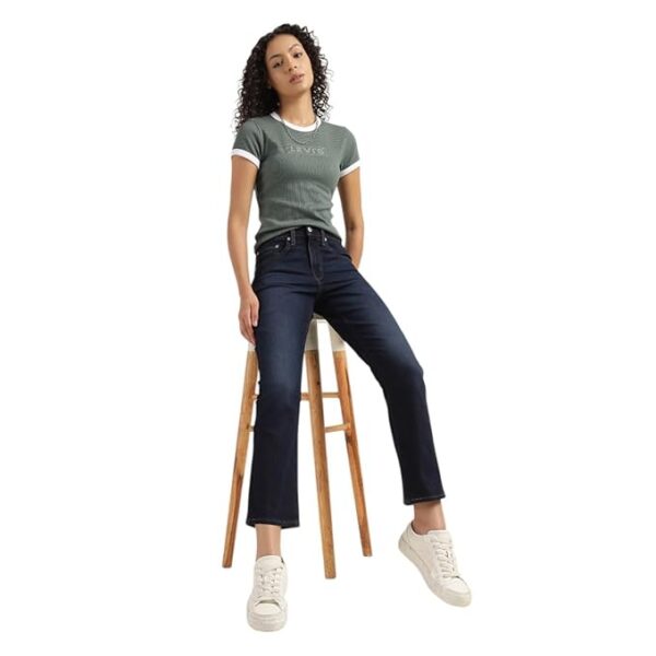 Women's High Rise 724 Slim Straight Fit Jeans