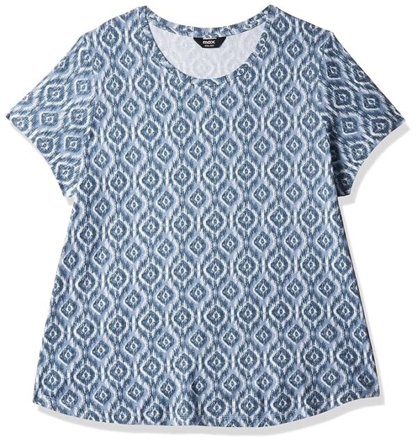 Women's Cotton Regular Fit Striped Round Neck T-Shirt